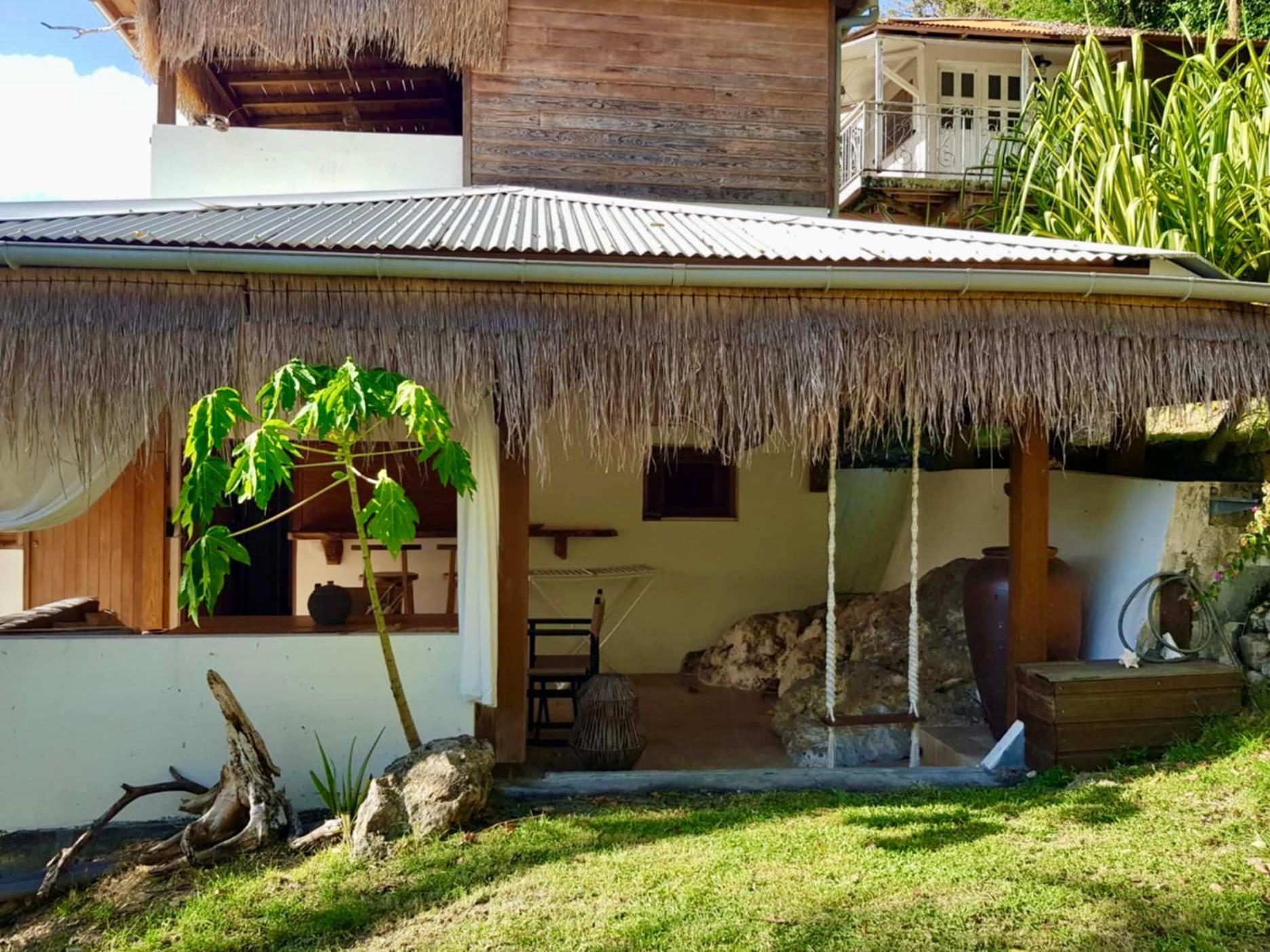 Cocotier, Elegant T3 Avec Jardin Tropical Apartment Sainte-Anne Bagian luar foto